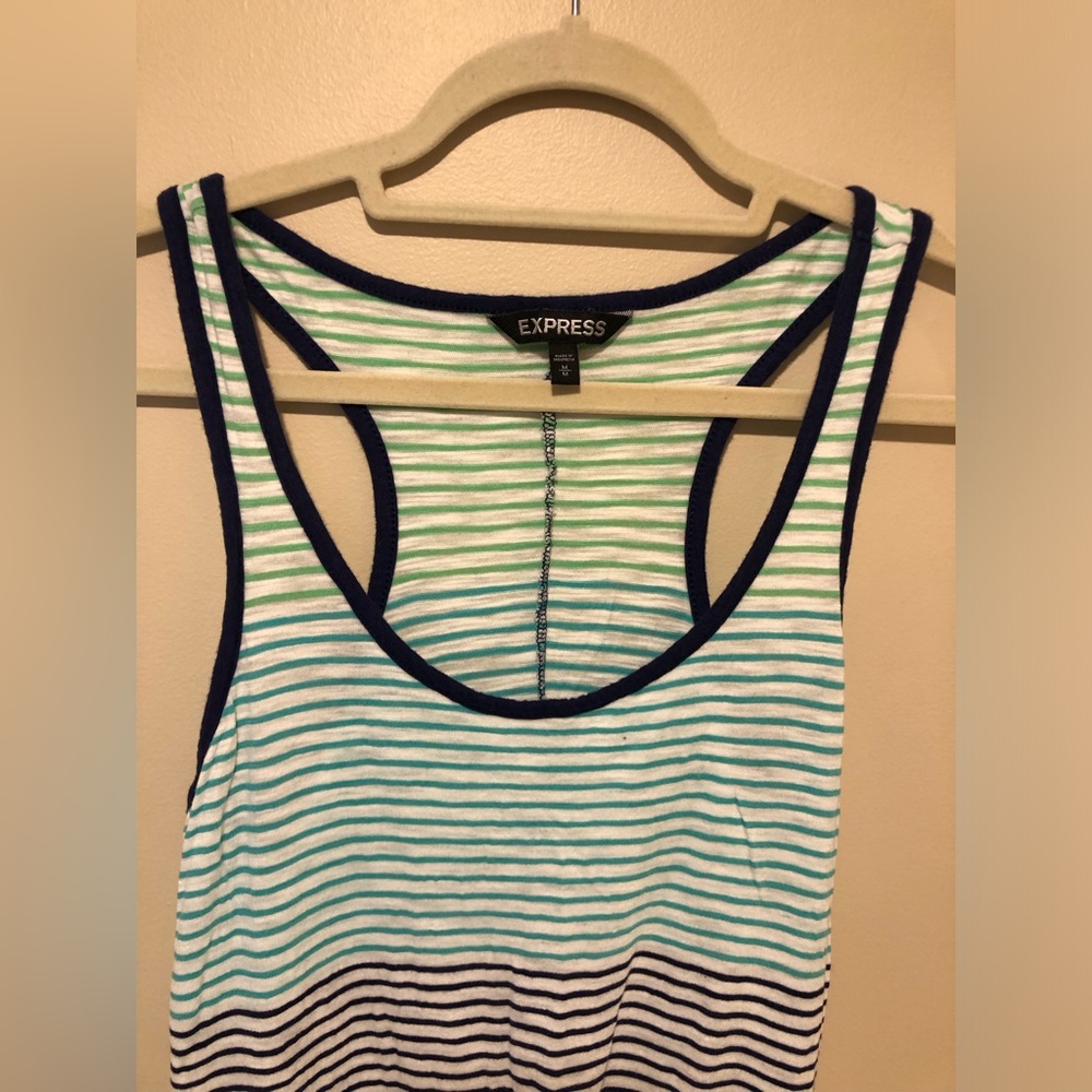 Express Maxi Casual Racerback Dress Size Medium - Picture 5 of 9